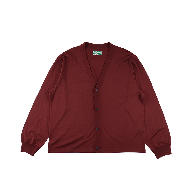 【BROWN by 2-tacs RF-KN001N”BAA cardigan”(Dark cherry)】